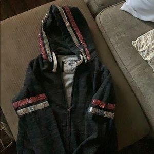 Girls bling hoodie Sz XL